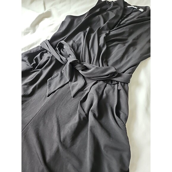 NY & Company Romper Women’s Medium Stretchy Black Sleeveless Lightweight Pockets - Picture 6 of 11